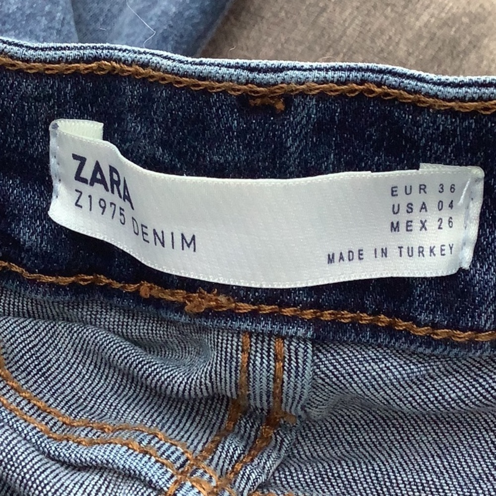 Zara Woman Denim Z1975 Skinny Denim blue jeans - Picture 4 of 8